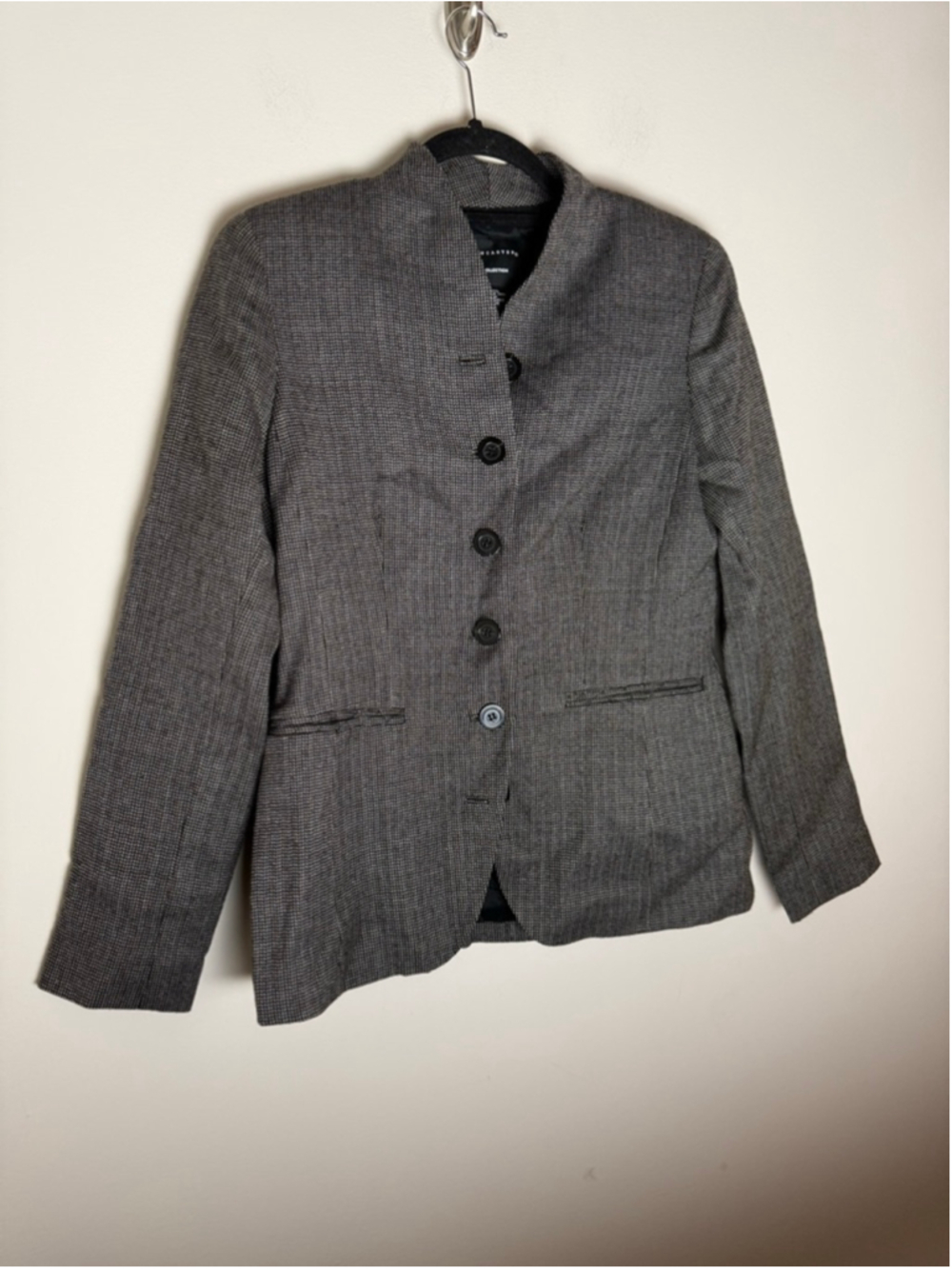 Doncaster Collection 100% Wool Textured Blazer Jacket Women’s Size 6 - Picture 4 of 9